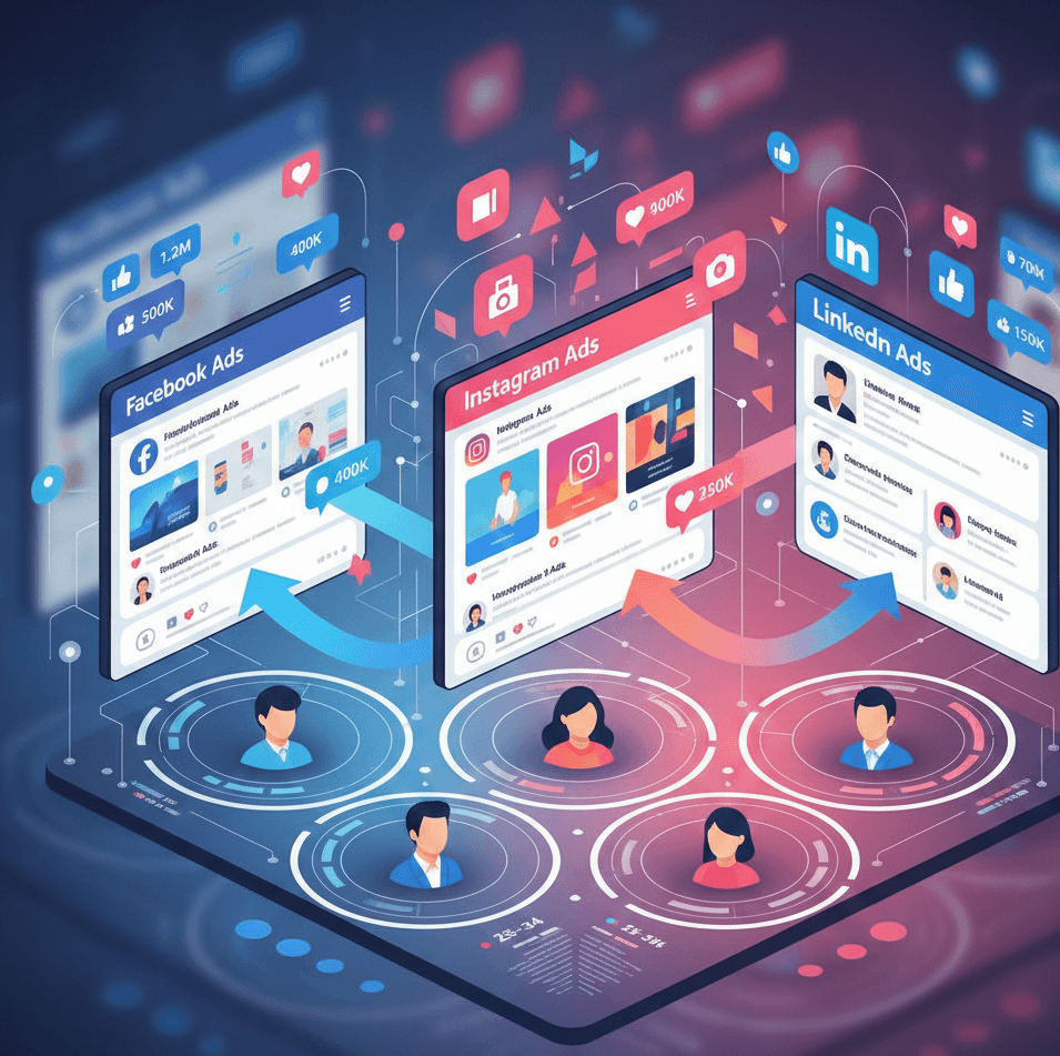 Publicité réseaux sociaux multi-plateformes ADOXY