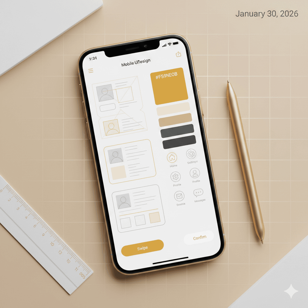 Design UX/UI mobile intuitif ADOXY Marrakech
